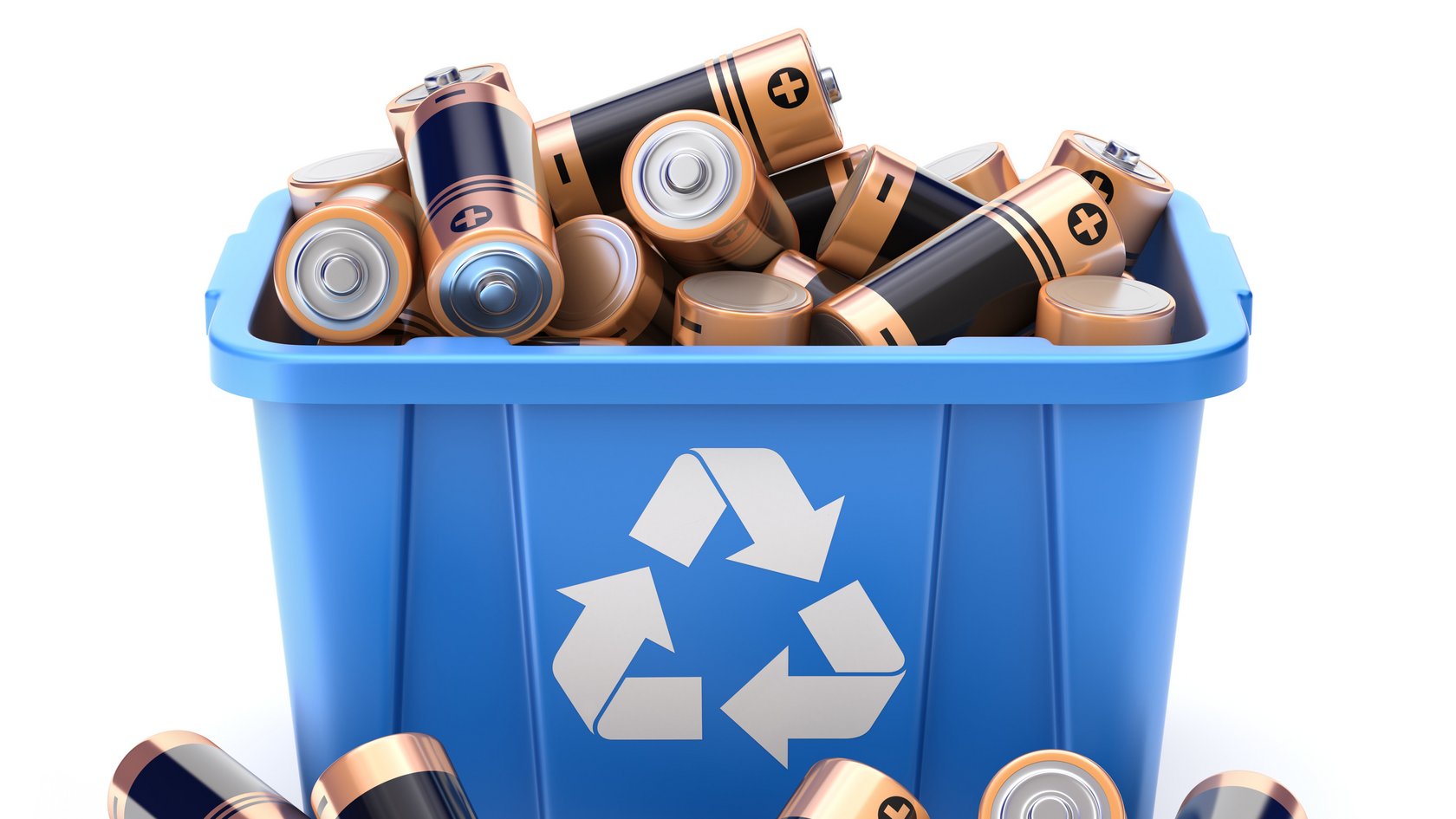 Batterien in einem Kreislaufbehälter