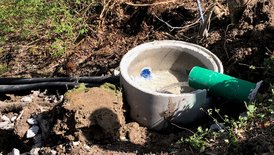 Abwasserrohr zur Entwässerung