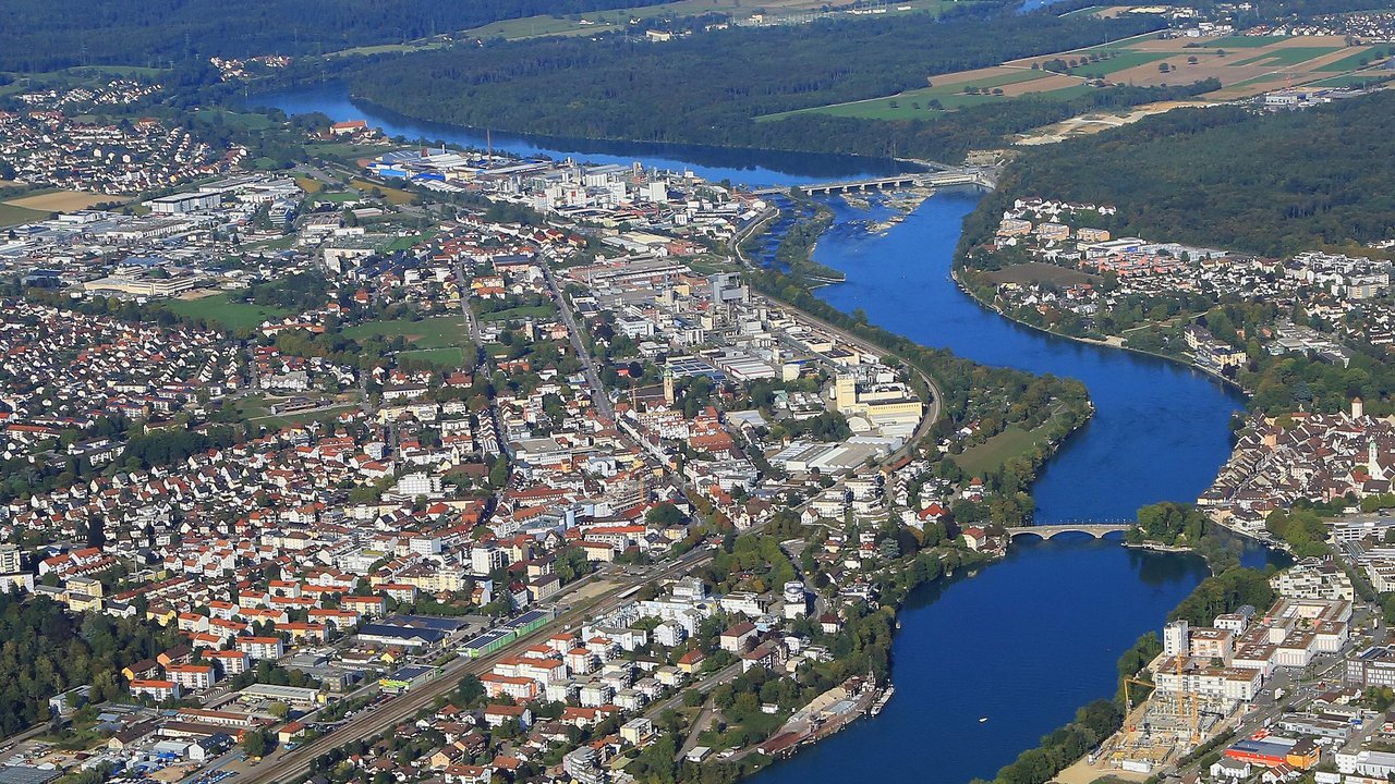 Verkehrsstudie Hochrhein-Bodensee Blick auf den Rhein