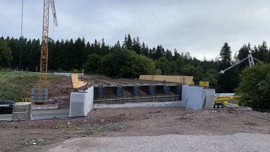 Einhub der Träger im August 2025