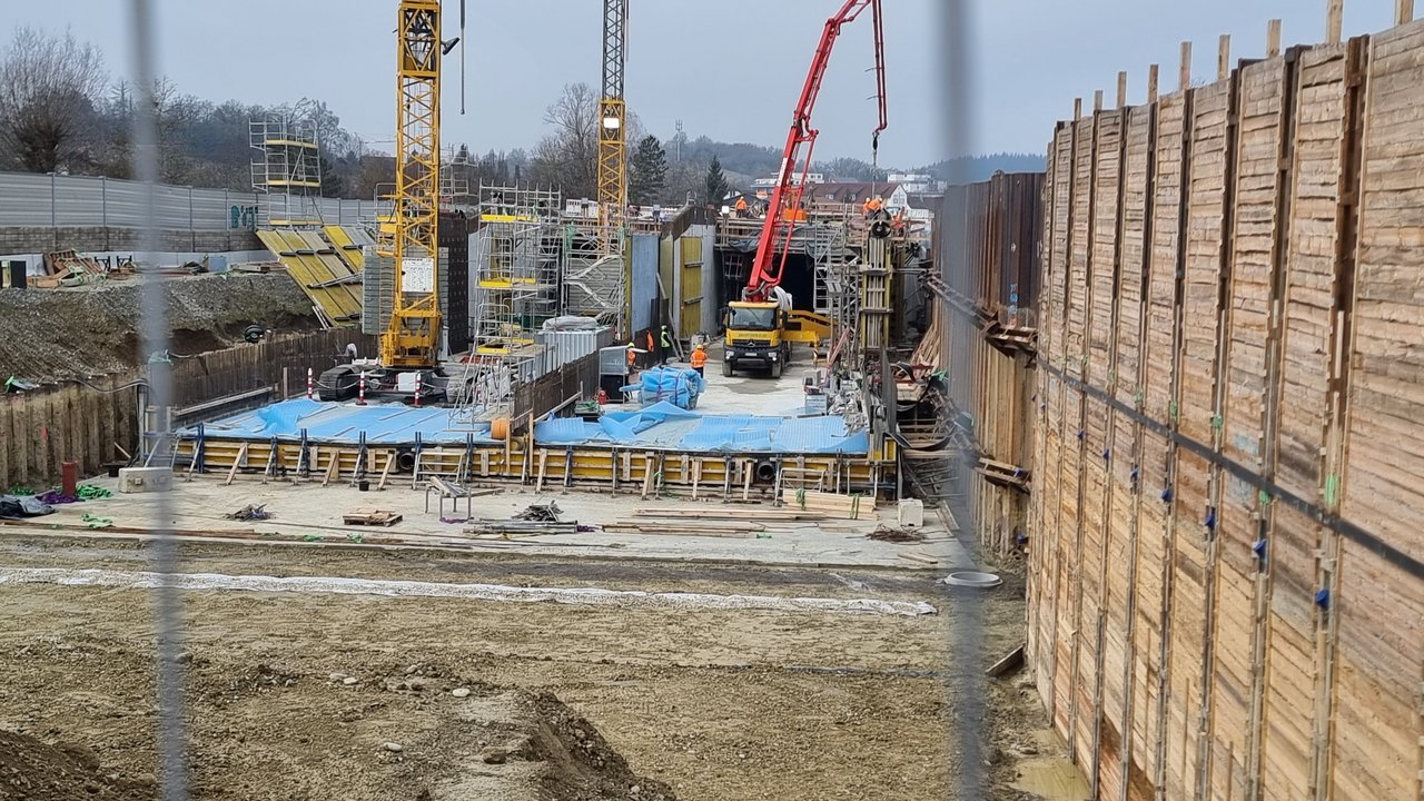 Baustelle Tunnel Röhrenberg