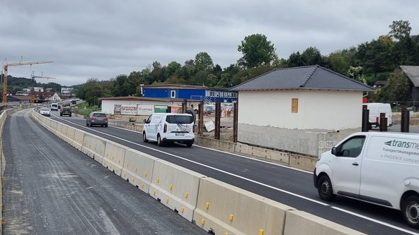 Treppenhaus zum Betriebsgebäude Tunnel Röhrenberg
