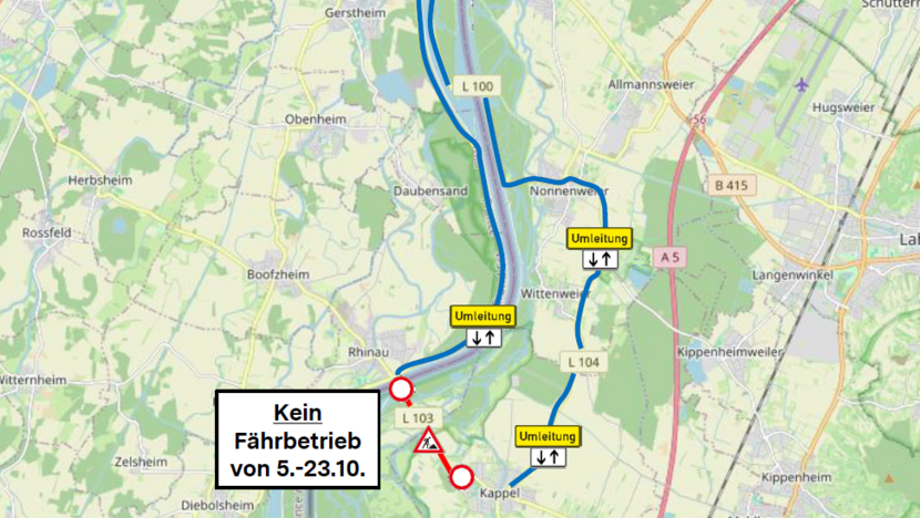 Umleitungsplan L 103
