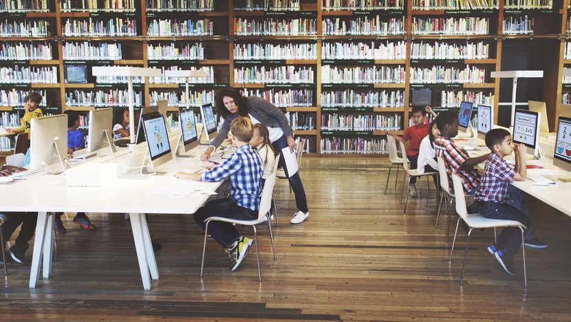 Schüler in einem Klassenzimmer