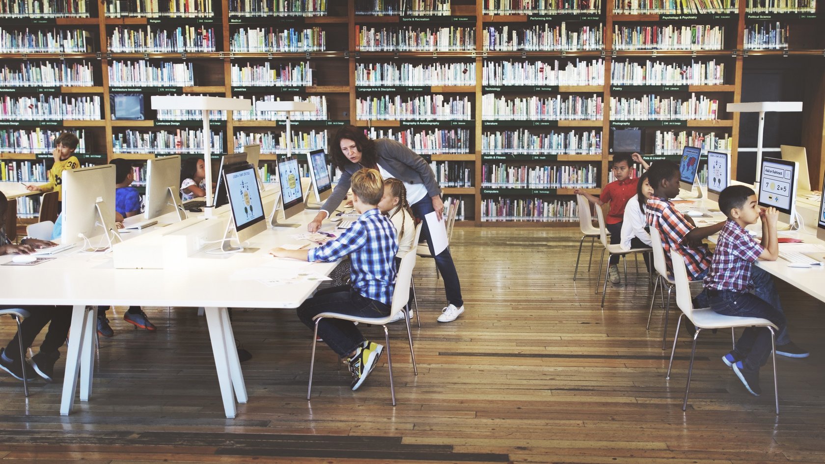 Schüler in einem Klassenzimmer