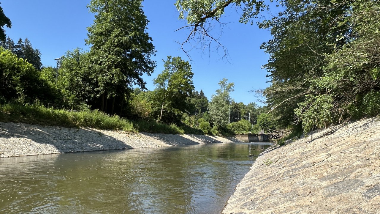 Neckar vor Revitalisierung - Bauabschnitt 1
