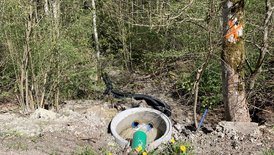 Entwässerungsschacht