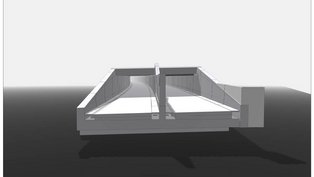 Visualisierung TRB Portal West: Das Tunnelportal West in einer grafischen Darstellung Visualisierung TRB Portal West: Das Tunnelportal West in einer grafischen Darstellung