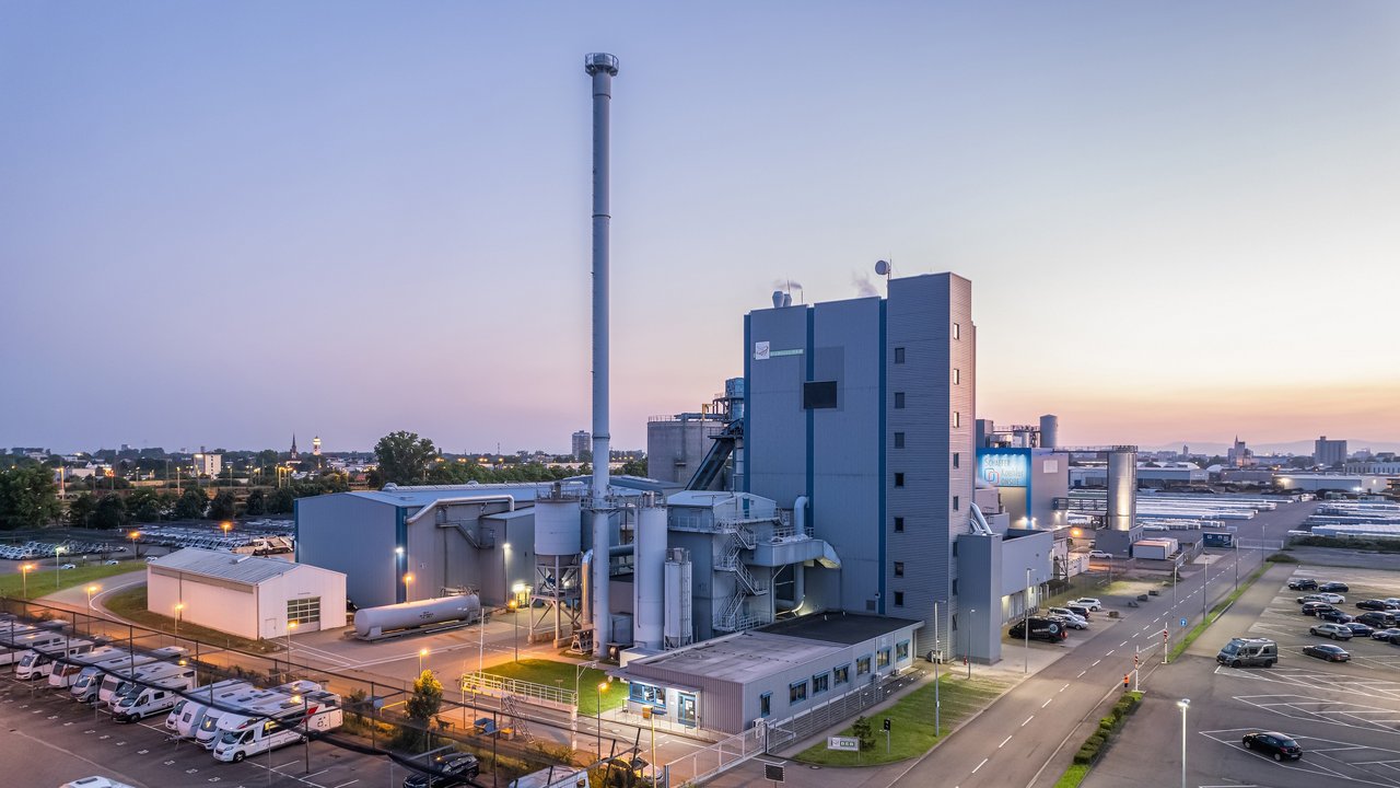 Biomasseheizkraftwerk im Kehler Hafen