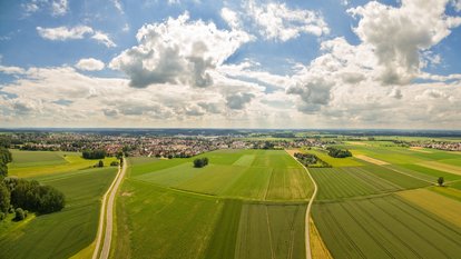 Blick in die Landschaft