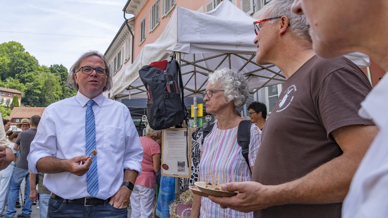 Regierungspräsident Carsten Gabbert im Gespräch