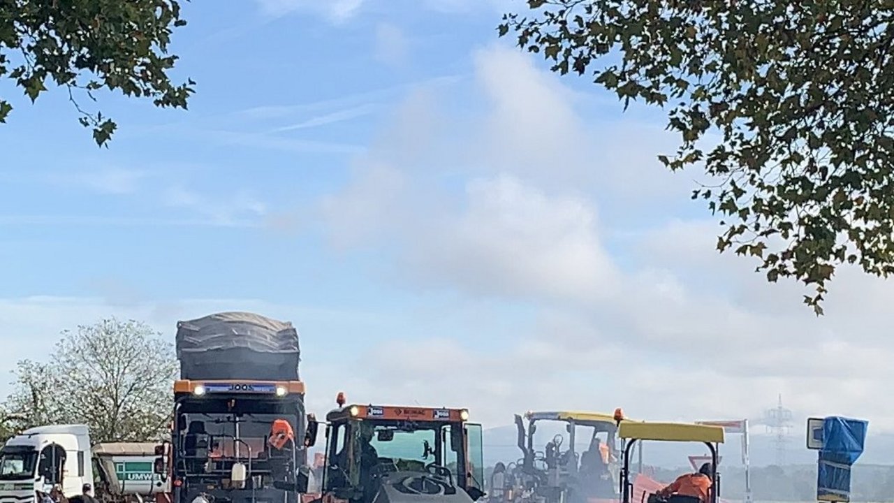 Baustelle in Zienken