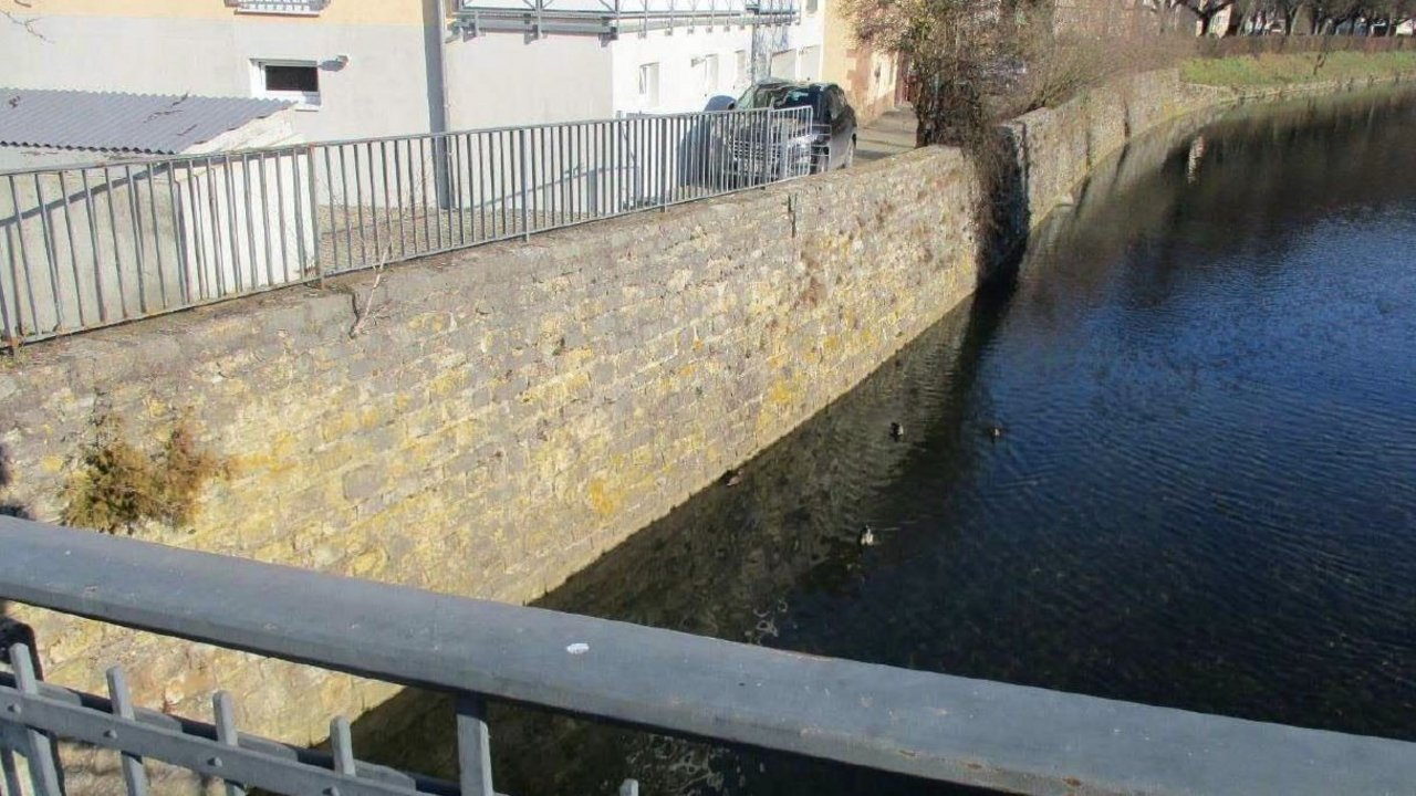 Ufermauer am Neckar in Sulz