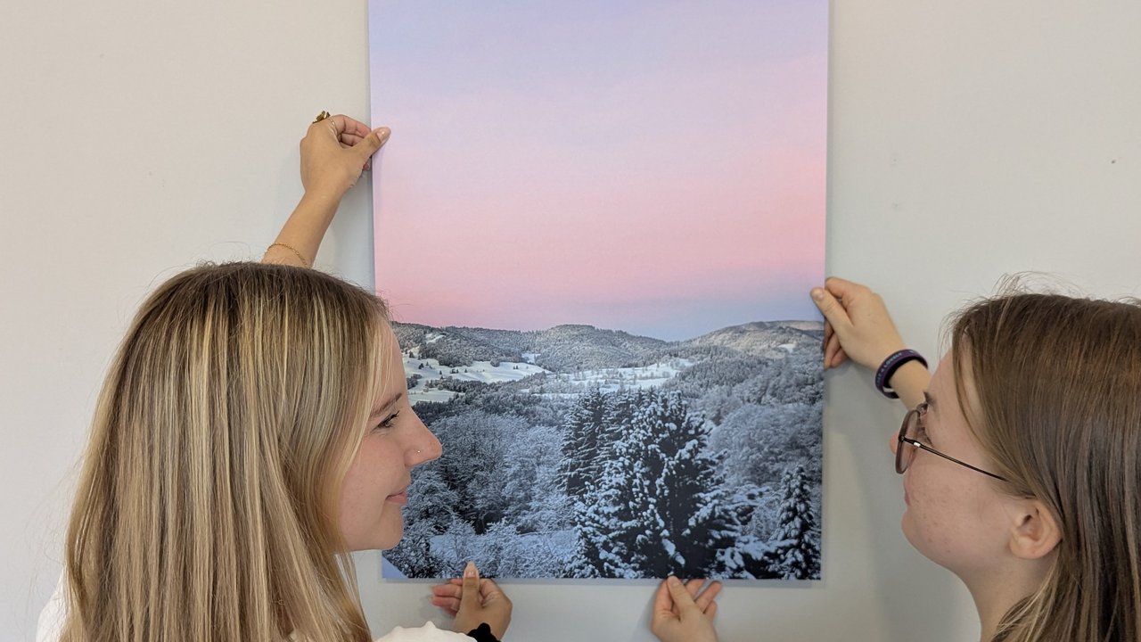 FÖJlerinnen haben eine Fotoausstellung über das Biosphärengebiet Schwarzwald konzipiert