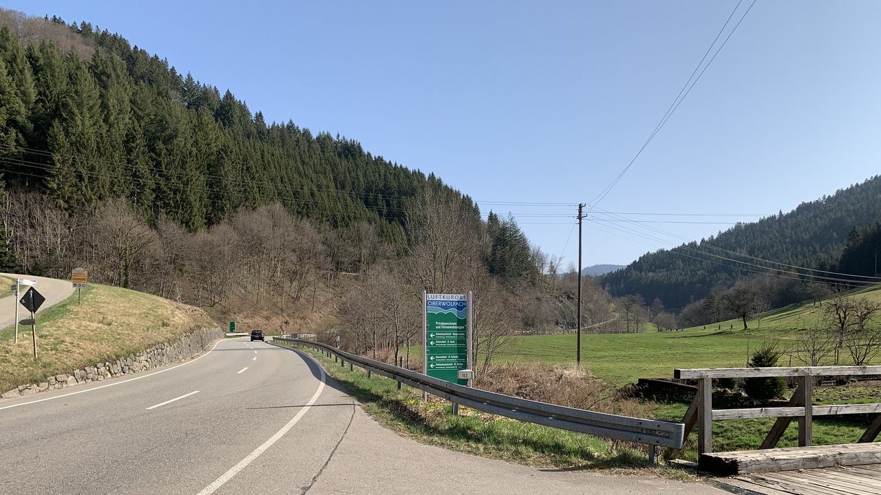 Stützwand in Oberwolfach (Ortenau)