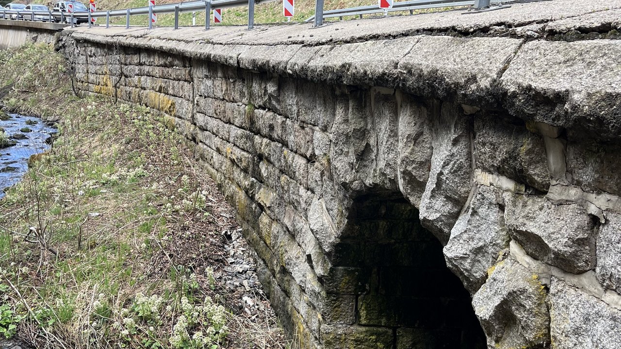 Die Bogenbrücke bei Muggenbrunn muss instand gesetzt werden
