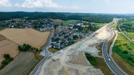 Blick auf die Vorkonsolidierung bei Hegne