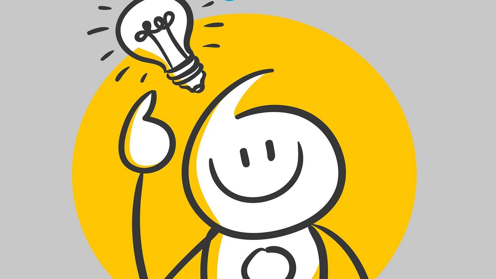 Strichmännle mit Glühbirne - Schon gewusst?