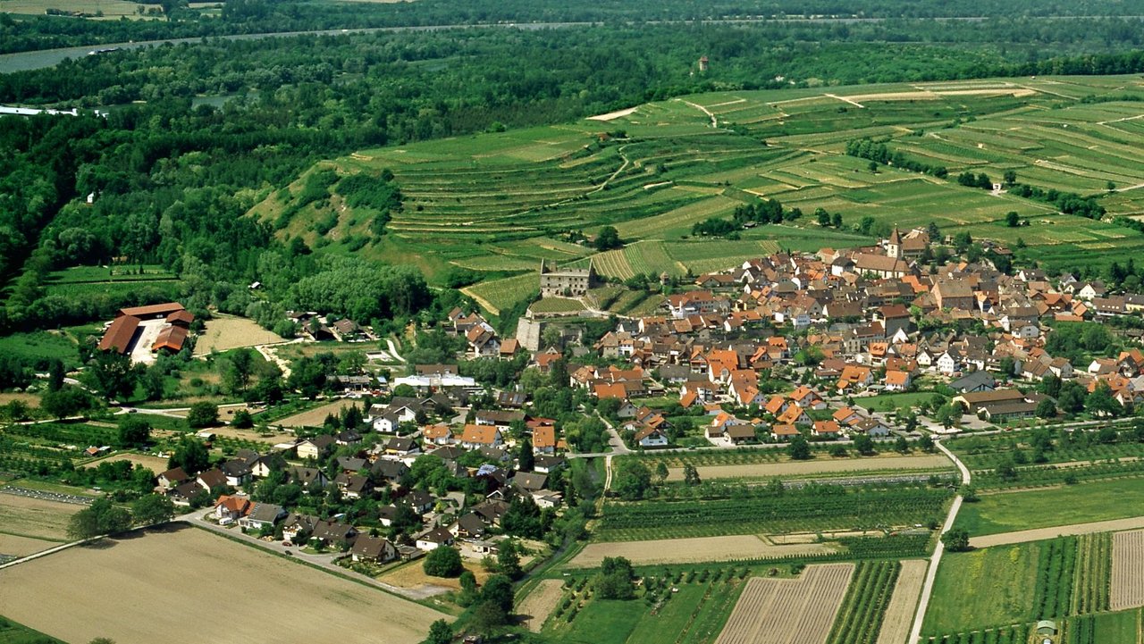 Luftbild von Burkheim