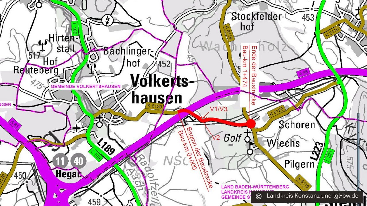 Planfeststellungsverfahren für den Ausbau der K 6120 
